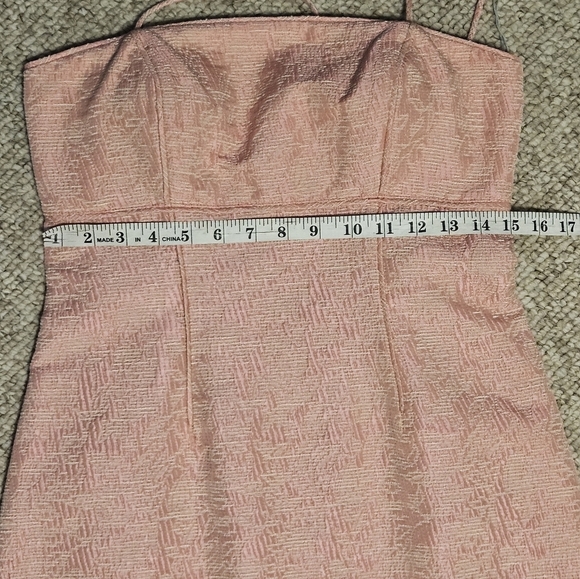 Worth Chic Pink Spaghetti Strap Dress Size 4 NWT - Picture 3 of 4